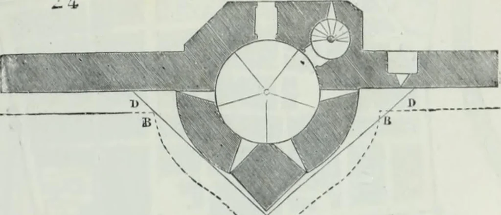 An illustration from Dictionnaire raisonné de l'architecture française du XIe au XVIe siècle, 1858, leaf 402