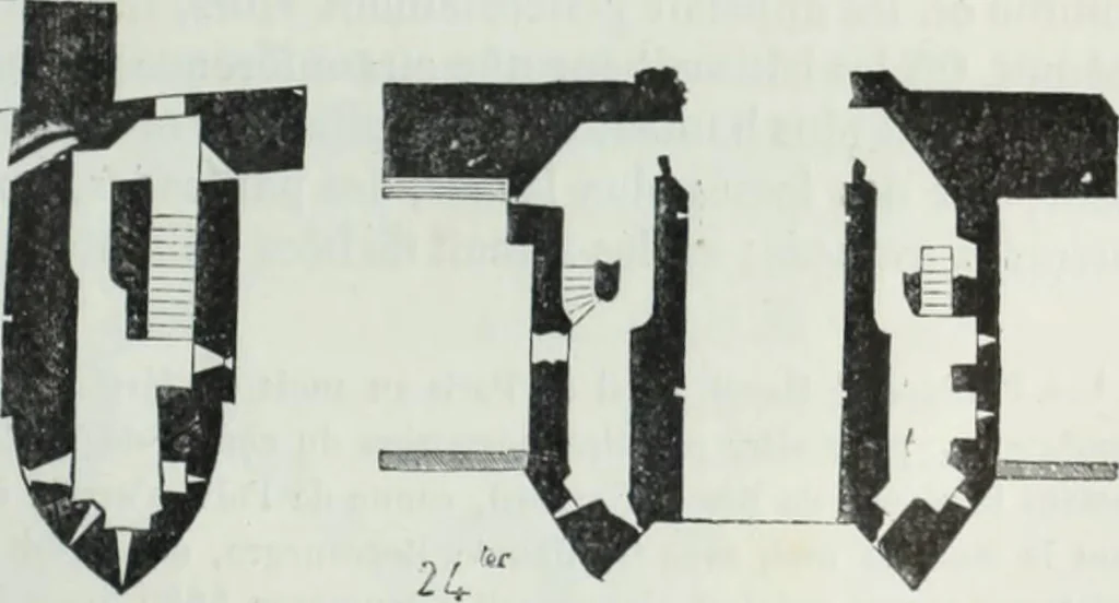 An illustration from Dictionnaire raisonné de l'architecture française du XIe au XVIe siècle, 1858, leaf 402
