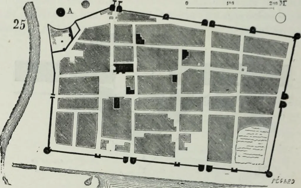 An illustration from Dictionnaire raisonné de l'architecture française du XIe au XVIe siècle, 1858, leaf 403