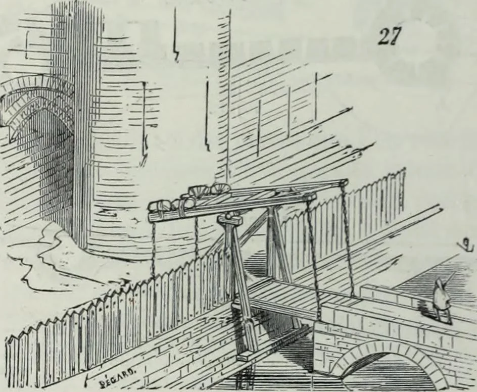 An illustration from Dictionnaire raisonné de l'architecture française du XIe au XVIe siècle, 1858, leaf 405