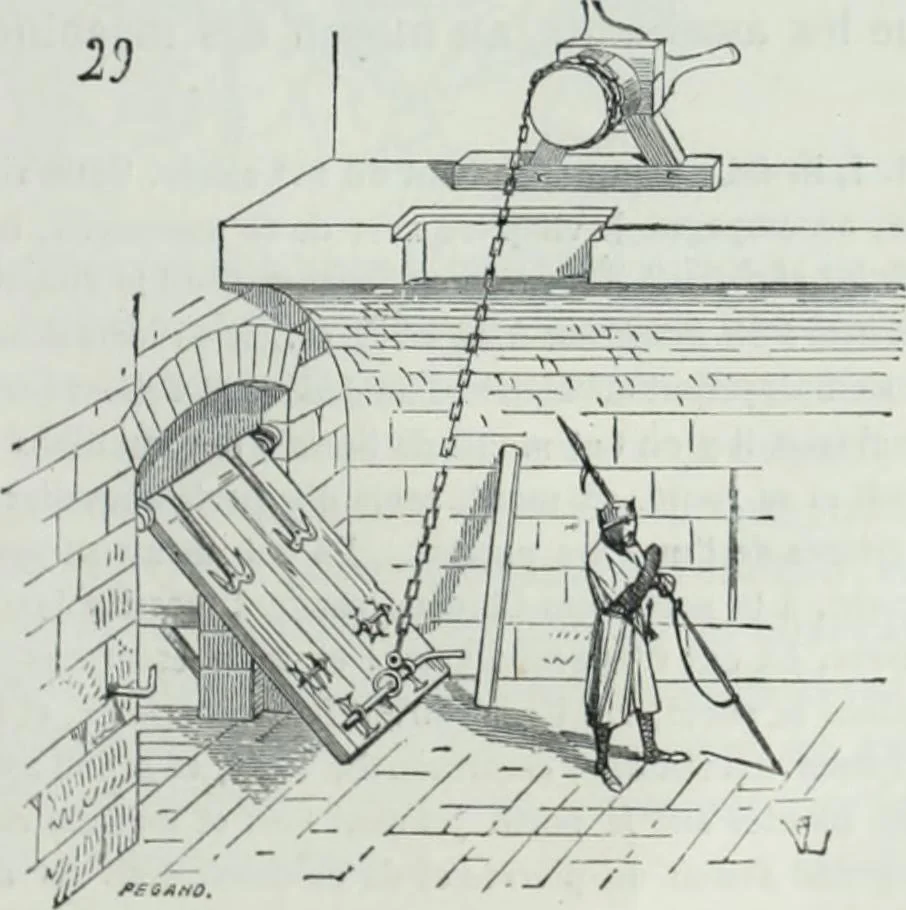 An illustration from Dictionnaire raisonné de l'architecture française du XIe au XVIe siècle, 1858, leaf 406