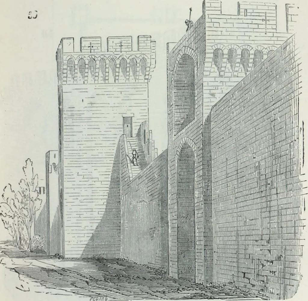 An illustration from Dictionnaire raisonné de l'architecture française du XIe au XVIe siècle, 1858, leaf 416