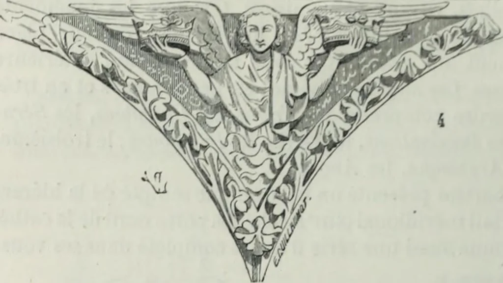 An illustration from Dictionnaire raisonné de l'architecture française du XIe au XVIe siècle, 1858, leaf 43