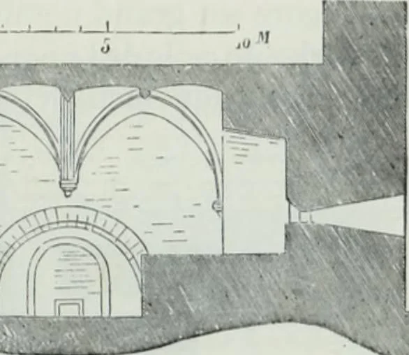An illustration from Dictionnaire raisonné de l'architecture française du XIe au XVIe siècle, 1858, leaf 438