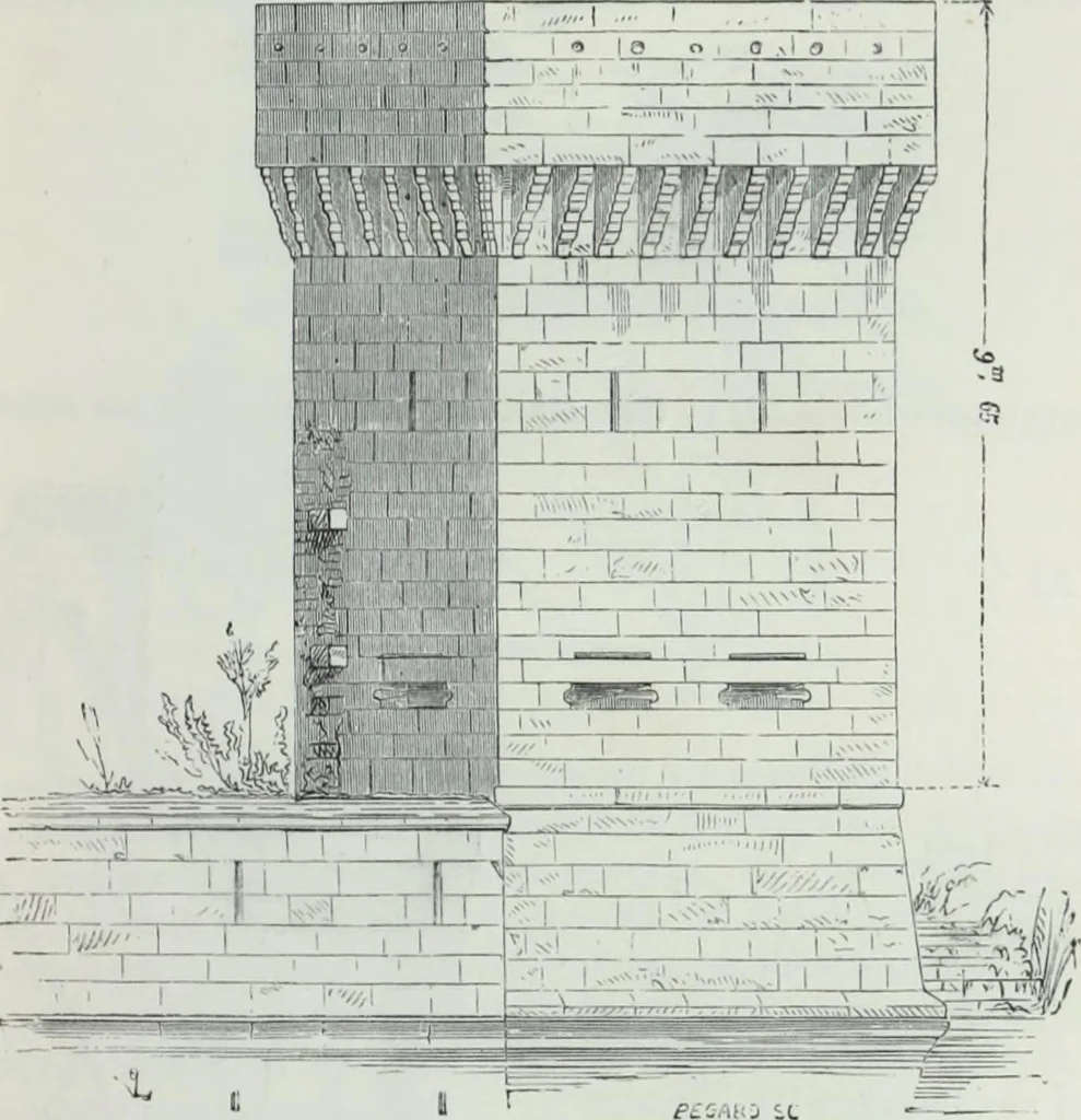 An illustration from Dictionnaire raisonné de l'architecture française du XIe au XVIe siècle, 1858, leaf 440