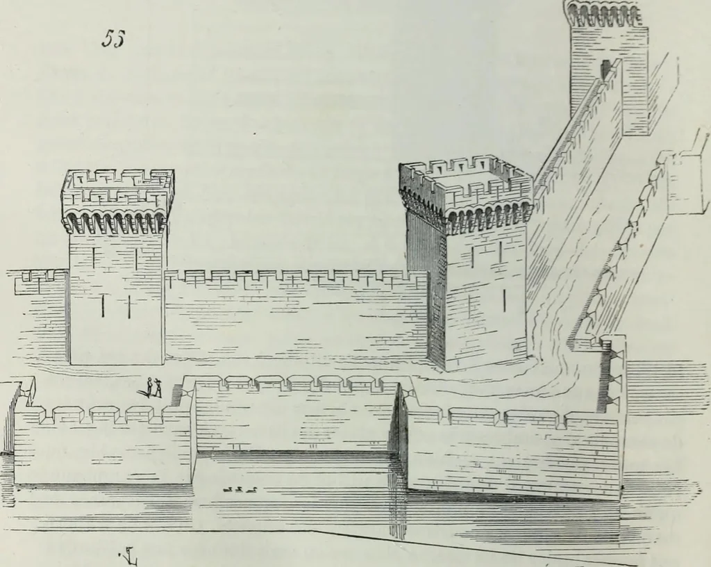 An illustration from Dictionnaire raisonné de l'architecture française du XIe au XVIe siècle, 1858, leaf 441