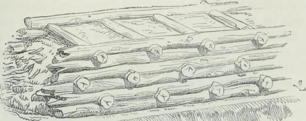 An illustration from Dictionnaire raisonné de l'architecture française du XIe au XVIe siècle, 1858, leaf 448