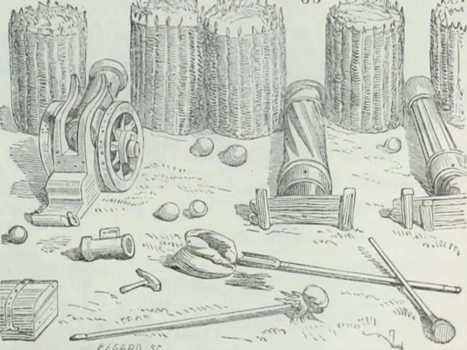 An illustration from Dictionnaire raisonné de l'architecture française du XIe au XVIe siècle, 1858, leaf 448