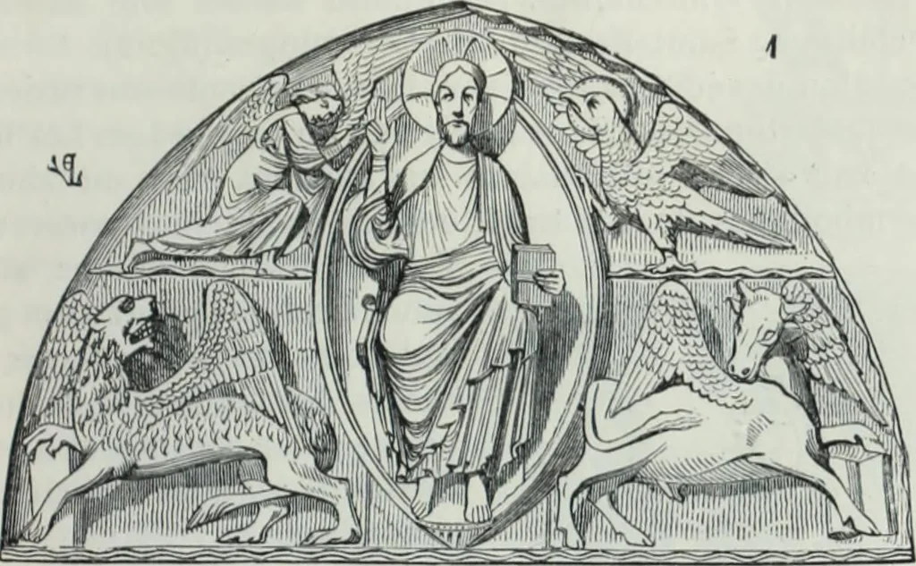 An illustration from Dictionnaire raisonné de l'architecture française du XIe au XVIe siècle, 1858, leaf 46