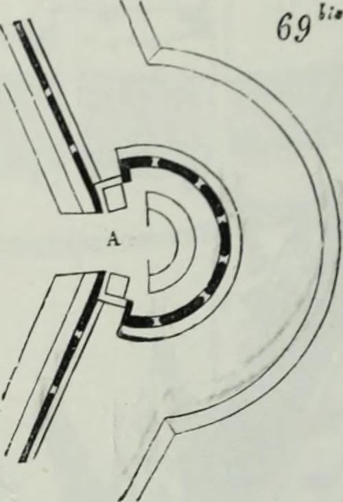 An illustration from Dictionnaire raisonné de l'architecture française du XIe au XVIe siècle, 1858, leaf 463
