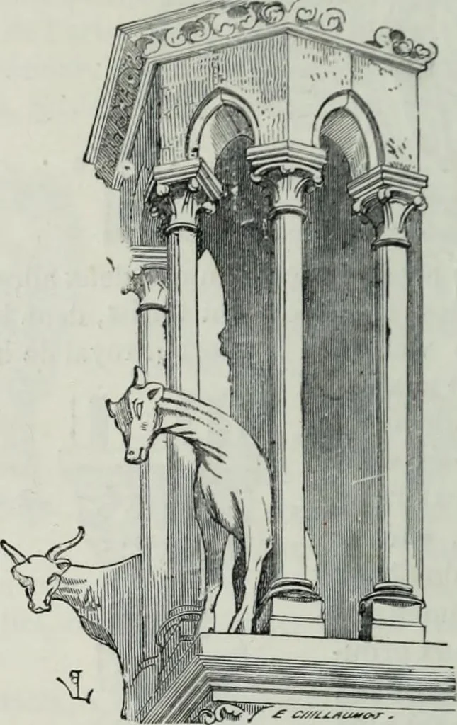 An illustration from Dictionnaire raisonné de l'architecture française du XIe au XVIe siècle, 1858, leaf 47