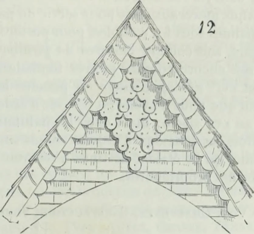 An illustration from Dictionnaire raisonné de l'architecture française du XIe au XVIe siècle, 1858, leaf 484