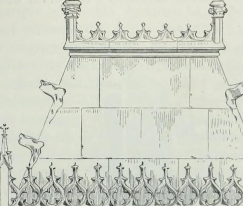 An illustration from Dictionnaire raisonné de l'architecture française du XIe au XVIe siècle, 1858, leaf 494