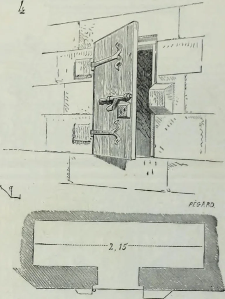 An illustration from Dictionnaire raisonné de l'architecture française du XIe au XVIe siècle, 1858, leaf 495