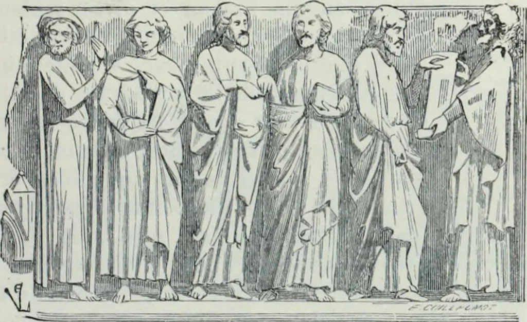 An illustration from Dictionnaire raisonné de l'architecture française du XIe au XVIe siècle, 1858, leaf 50