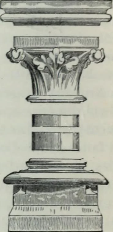 An illustration from Dictionnaire raisonné de l'architecture française du XIe au XVIe siècle, 1858, leaf 55