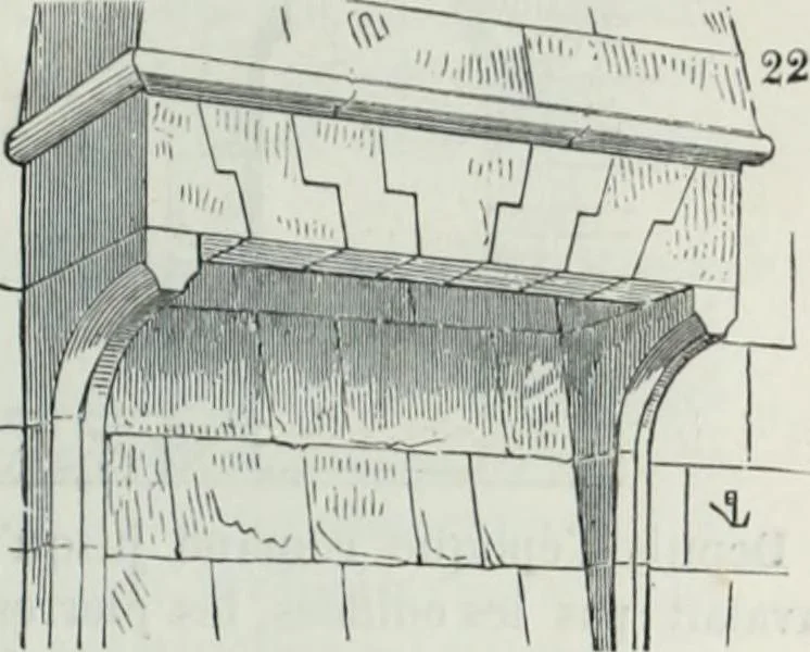 An illustration from Dictionnaire raisonné de l'architecture française du XIe au XVIe siècle, 1858, leaf 60