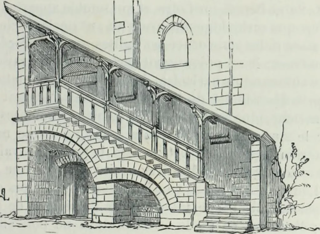 An illustration from Dictionnaire raisonné de l'architecture française du XIe au XVIe siècle, 1858, leaf 62
