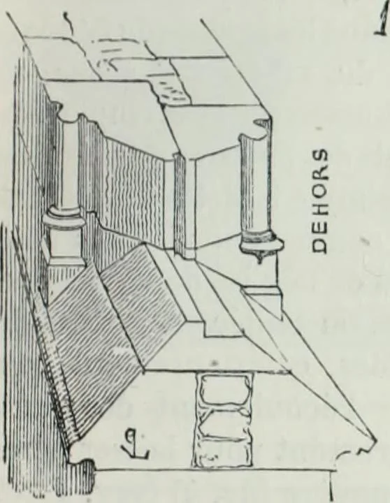 An illustration from Dictionnaire raisonné de l'architecture française du XIe au XVIe siècle, 1858, leaf 66