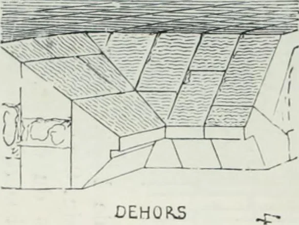 An illustration from Dictionnaire raisonné de l'architecture française du XIe au XVIe siècle, 1858, leaf 66