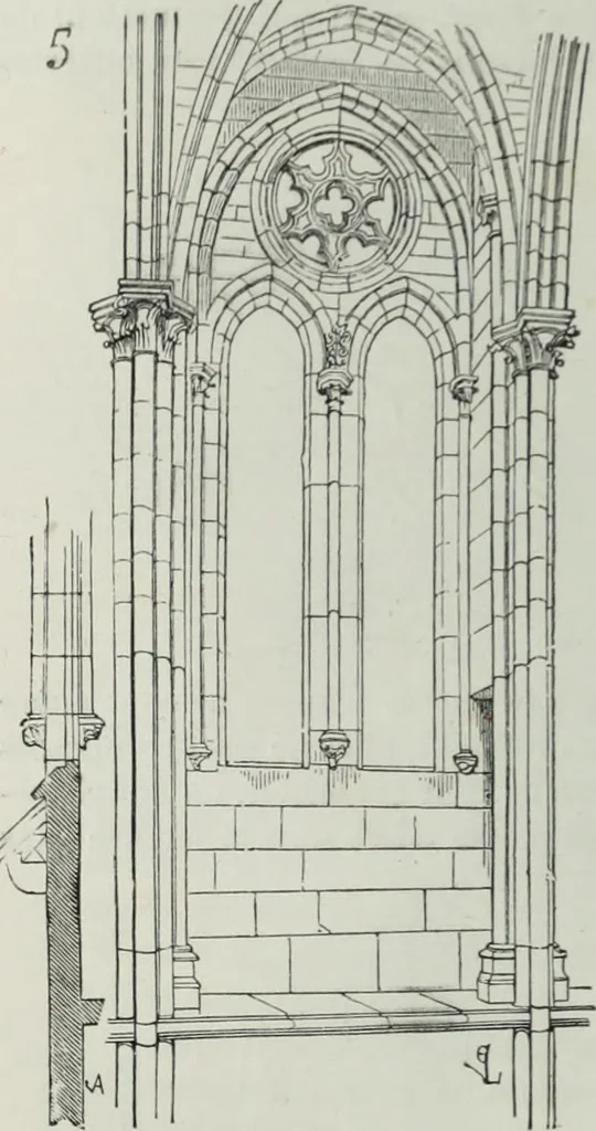 An illustration from Dictionnaire raisonné de l'architecture française du XIe au XVIe siècle, 1858, leaf 67