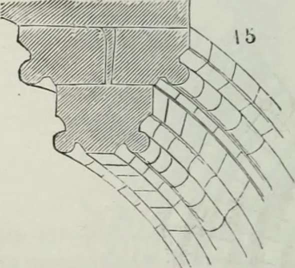 An illustration from Dictionnaire raisonné de l'architecture française du XIe au XVIe siècle, 1858, leaf 73