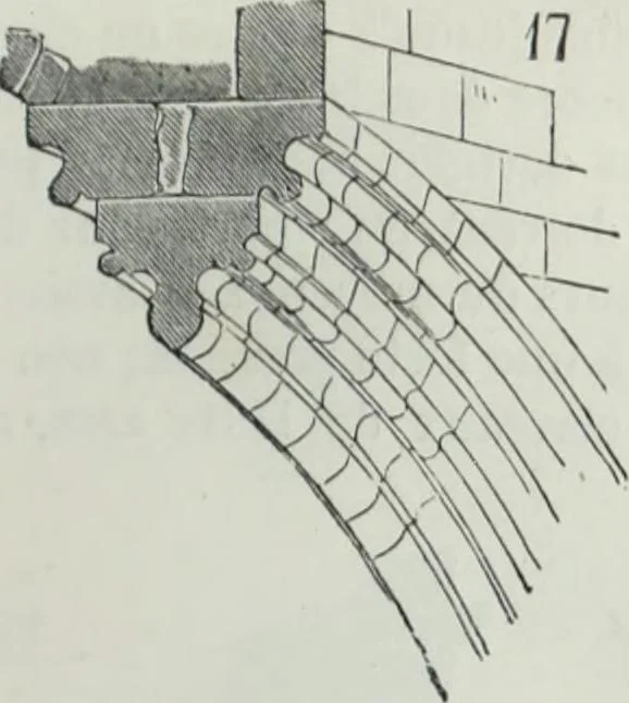 An illustration from Dictionnaire raisonné de l'architecture française du XIe au XVIe siècle, 1858, leaf 74