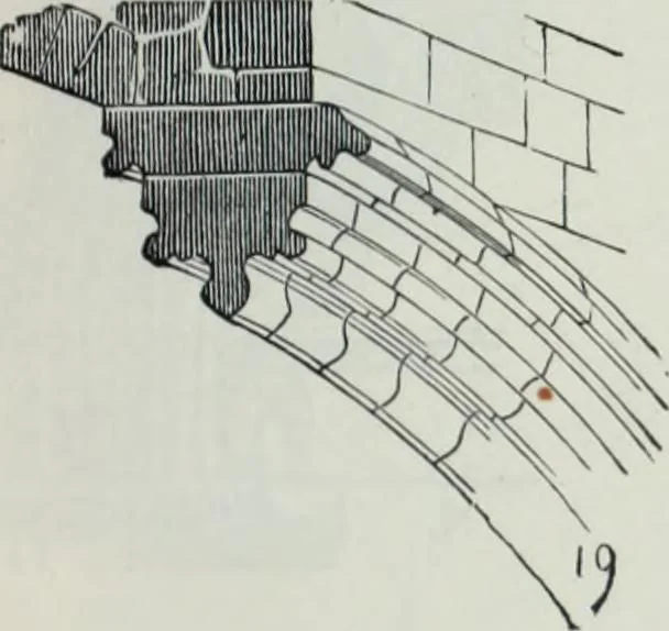 An illustration from Dictionnaire raisonné de l'architecture française du XIe au XVIe siècle, 1858, leaf 74
