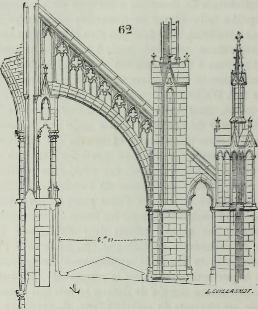 An illustration from Dictionnaire raisonné de l'architecture française du XIe au XVIe siècle, 1858, leaf 97