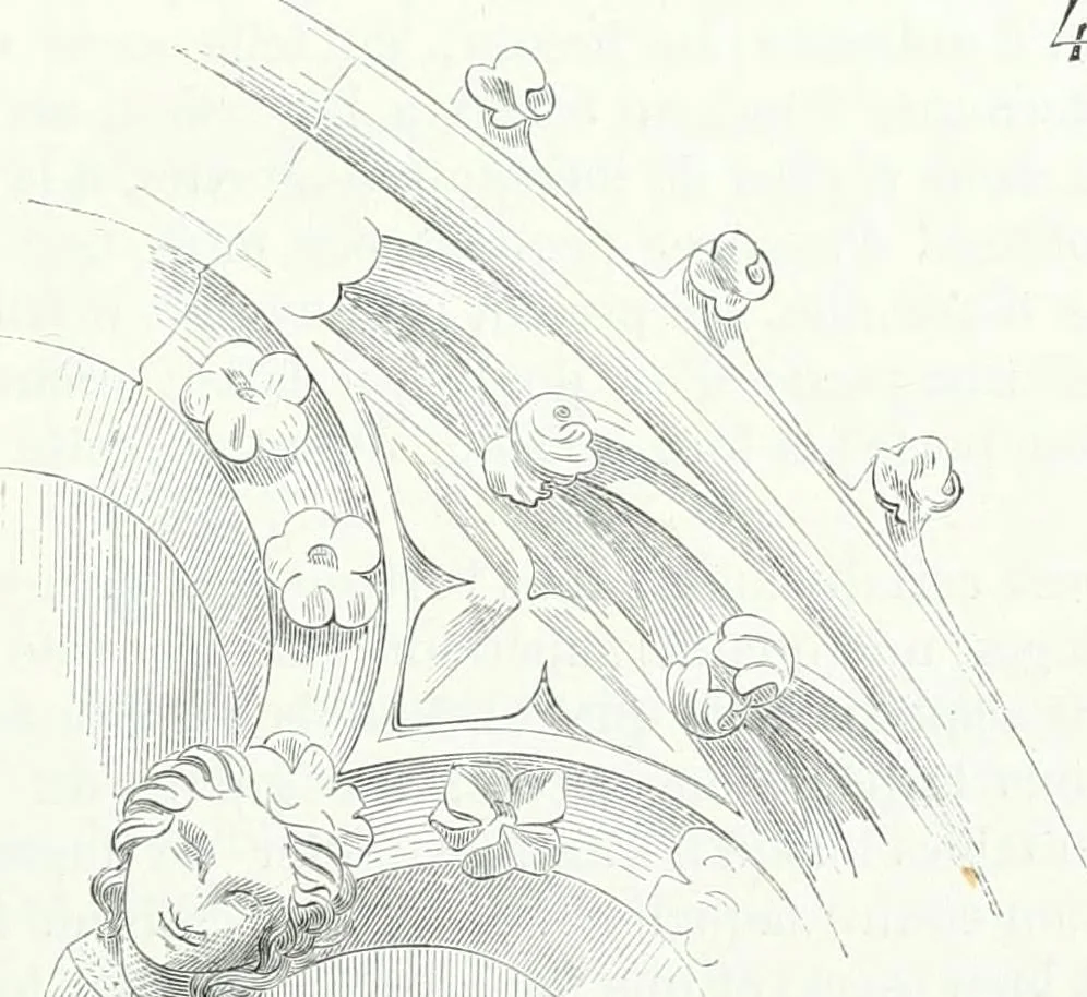 An illustration from Dictionnaire raisonné de l'architecture française du XIe au XVIe siècle, 1858, leaf 14