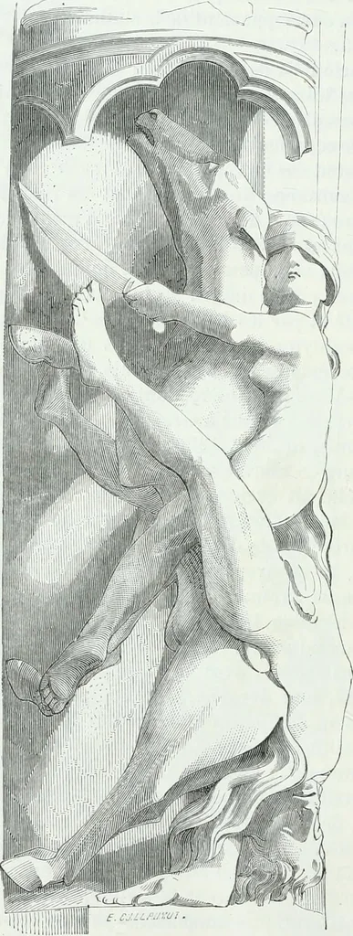 An illustration from Dictionnaire raisonné de l'architecture française du XIe au XVIe siècle, 1858, leaf 167