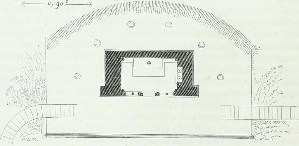 An illustration from Dictionnaire raisonné de l'architecture française du XIe au XVIe siècle, 1858, leaf 19