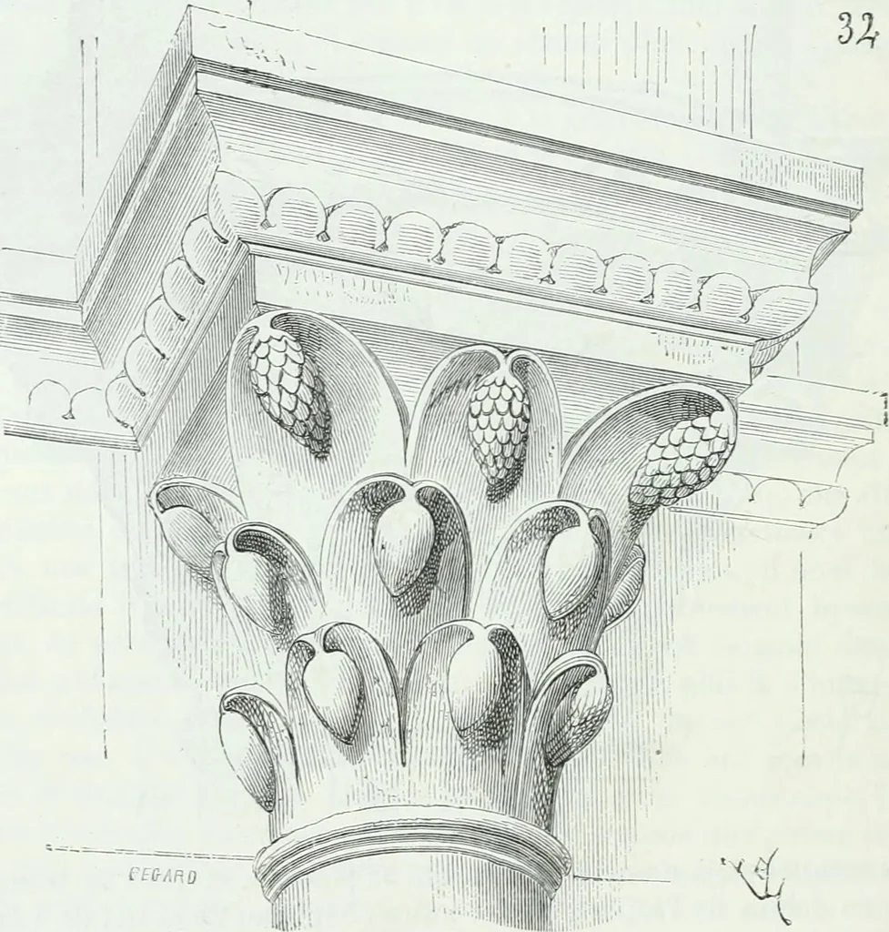 An illustration from Dictionnaire raisonné de l'architecture française du XIe au XVIe siècle, 1858, leaf 193