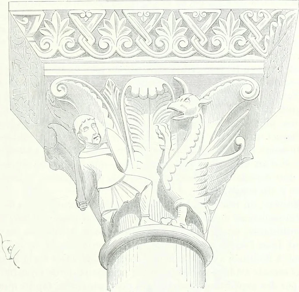 An illustration from Dictionnaire raisonné de l'architecture française du XIe au XVIe siècle, 1858, leaf 204