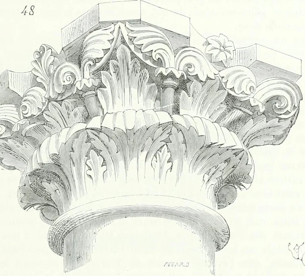 An illustration from Dictionnaire raisonné de l'architecture française du XIe au XVIe siècle, 1858, leaf 224