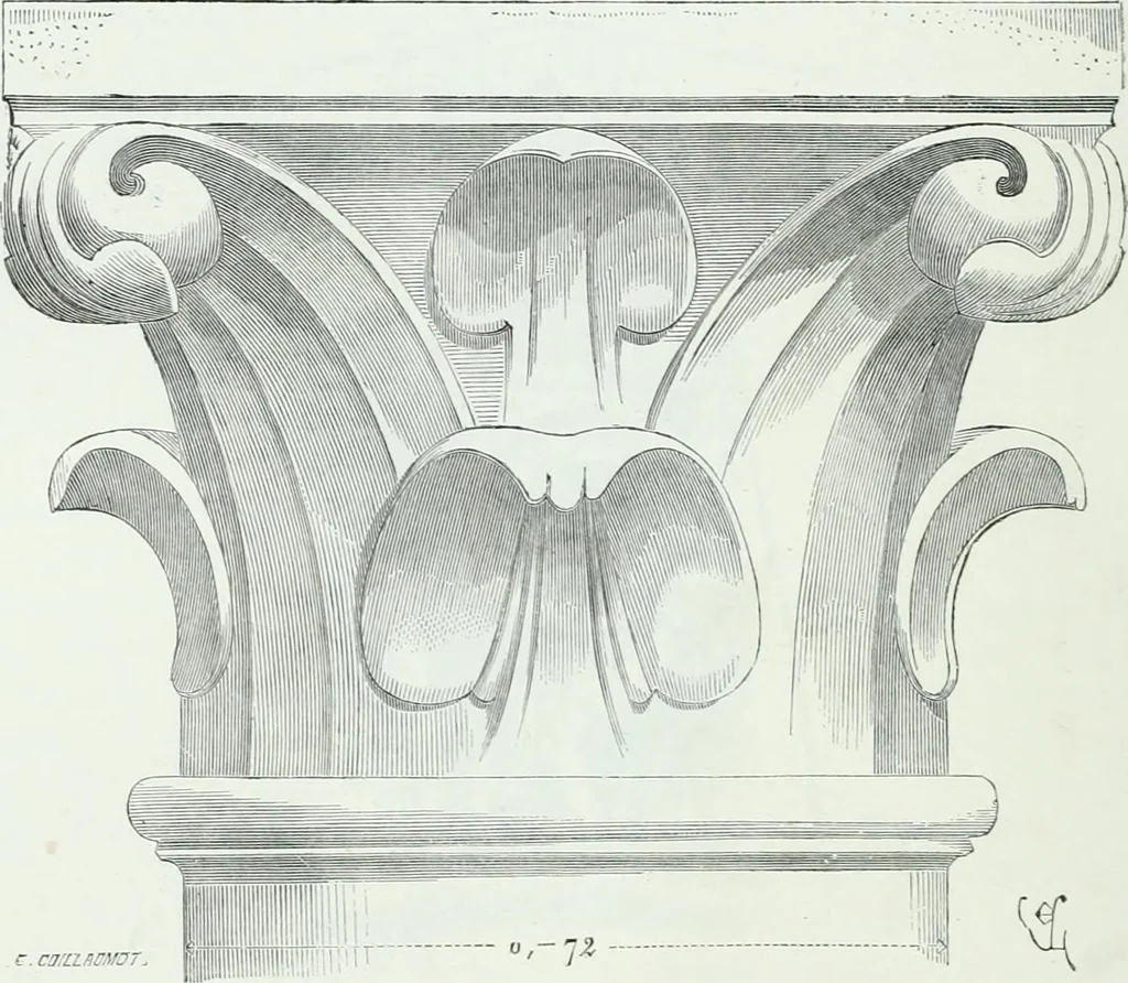 An illustration from Dictionnaire raisonné de l'architecture française du XIe au XVIe siècle, 1858, leaf 245