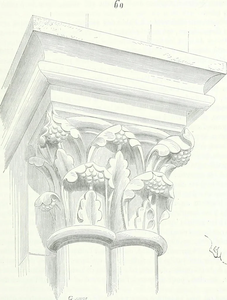 An illustration from Dictionnaire raisonné de l'architecture française du XIe au XVIe siècle, 1858, leaf 246