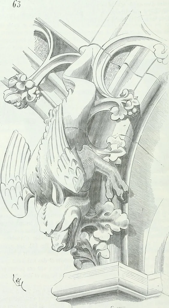 An illustration from Dictionnaire raisonné de l'architecture française du XIe au XVIe siècle, 1858, leaf 251