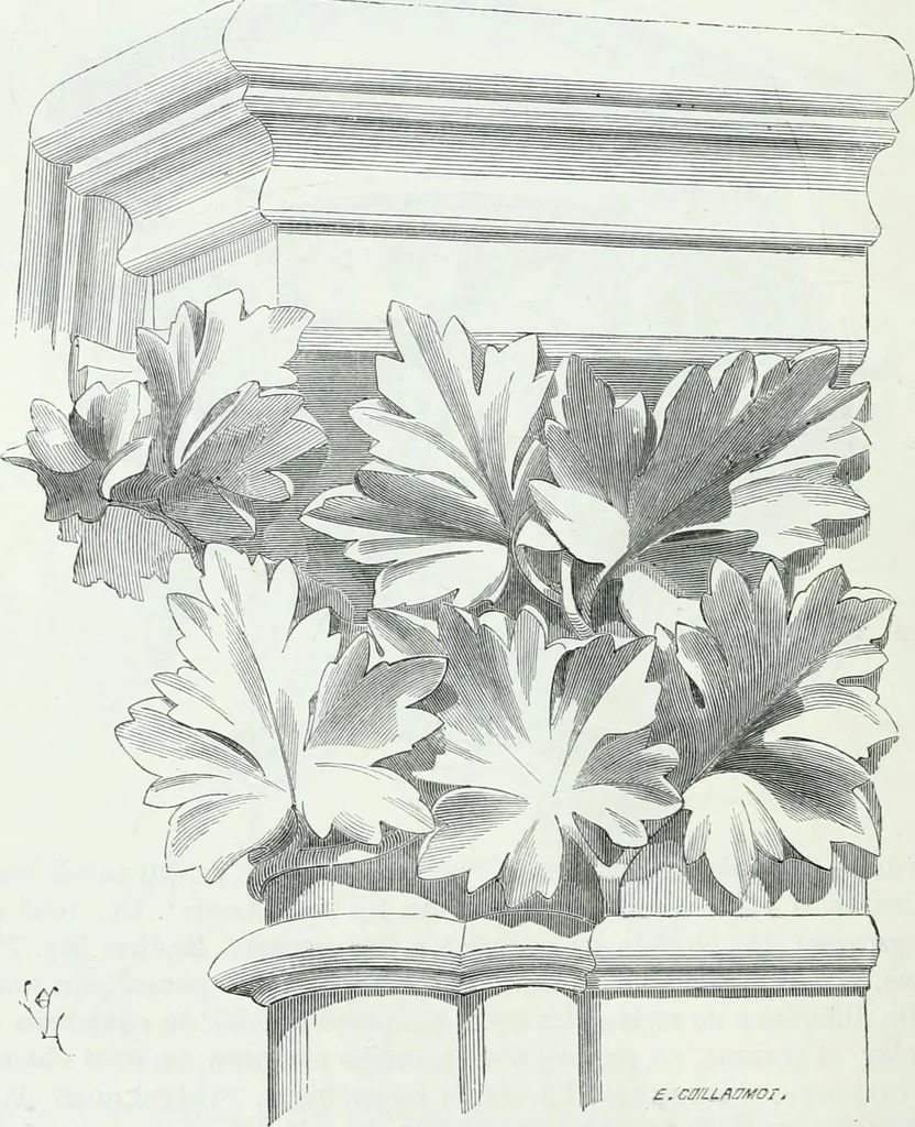 An illustration from Dictionnaire raisonné de l'architecture française du XIe au XVIe siècle, 1858, leaf 271