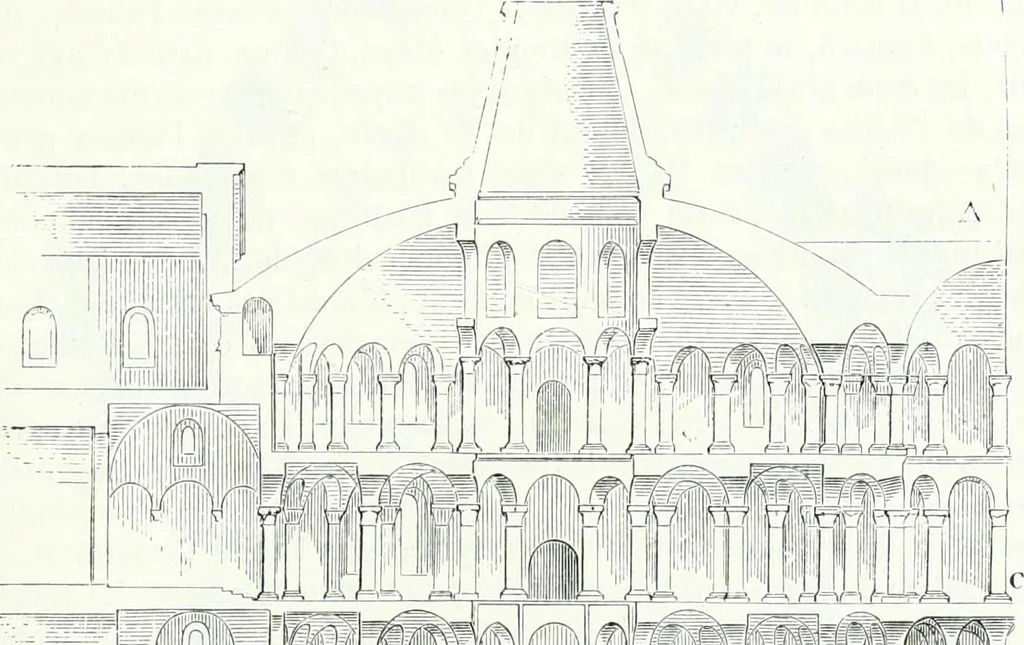 An illustration from Dictionnaire raisonné de l'architecture française du XIe au XVIe siècle, 1858, leaf 290