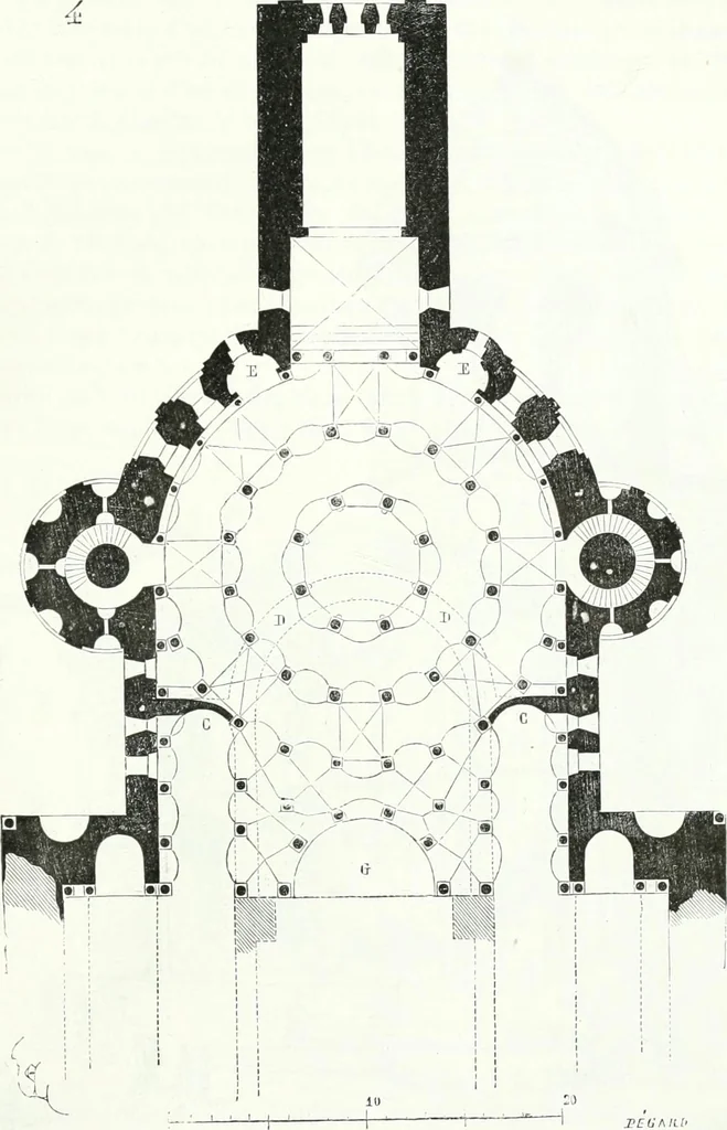 An illustration from Dictionnaire raisonné de l'architecture française du XIe au XVIe siècle, 1858, leaf 292