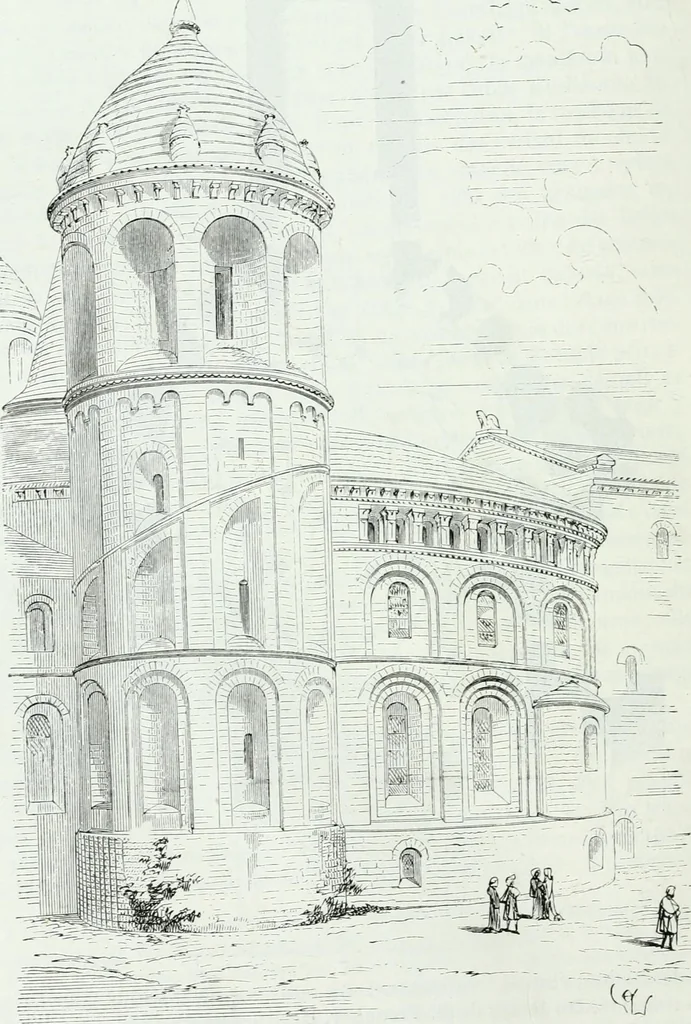 An illustration from Dictionnaire raisonné de l'architecture française du XIe au XVIe siècle, 1858, leaf 293
