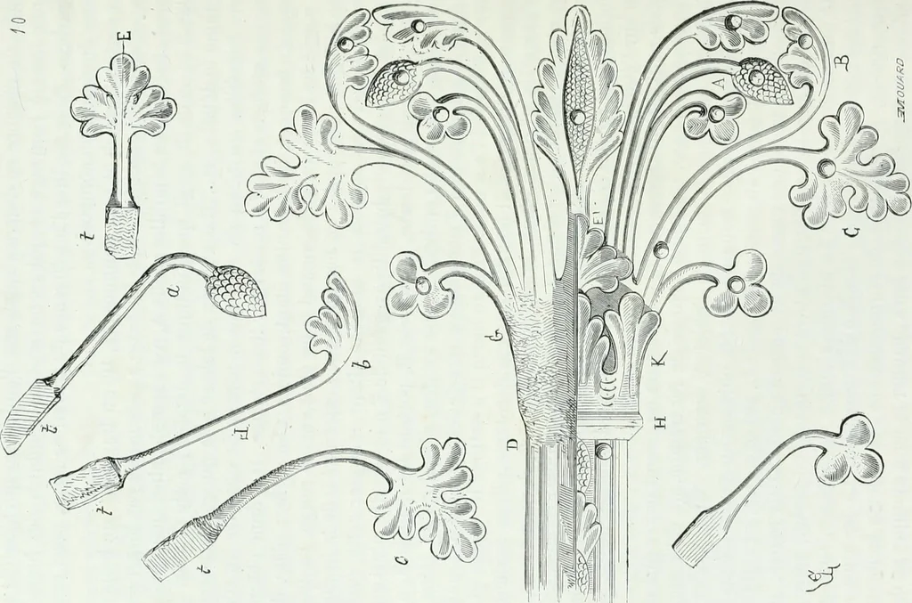 An illustration from Dictionnaire raisonné de l'architecture française du XIe au XVIe siècle, 1858, leaf 313