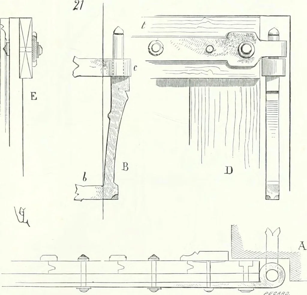 An illustration from Dictionnaire raisonné de l'architecture française du XIe au XVIe siècle, 1858, leaf 326