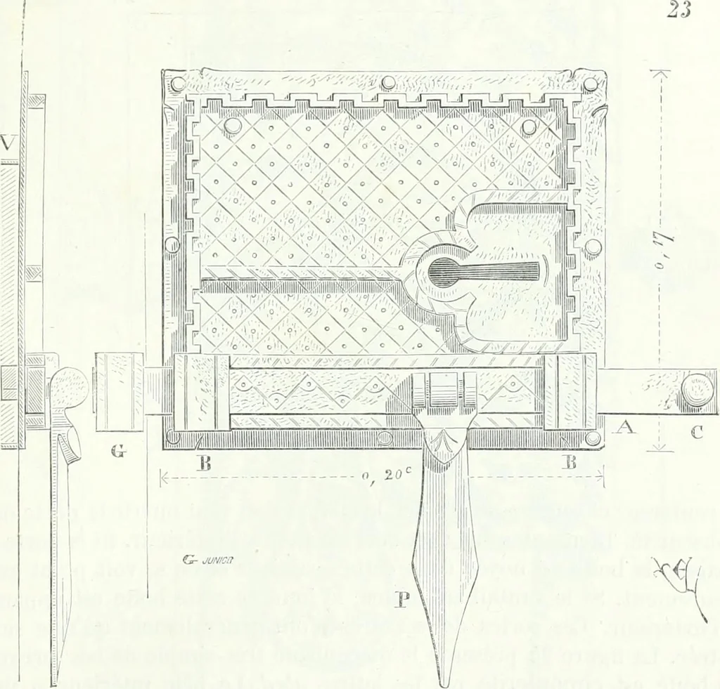 An illustration from Dictionnaire raisonné de l'architecture française du XIe au XVIe siècle, 1858, leaf 328