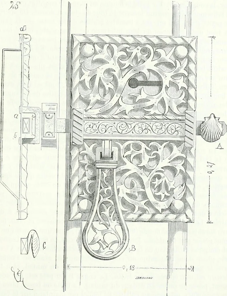 An illustration from Dictionnaire raisonné de l'architecture française du XIe au XVIe siècle, 1858, leaf 330