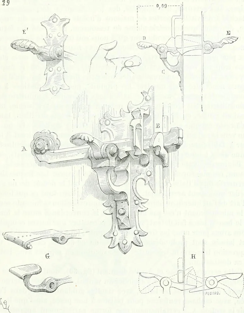 An illustration from Dictionnaire raisonné de l'architecture française du XIe au XVIe siècle, 1858, leaf 338