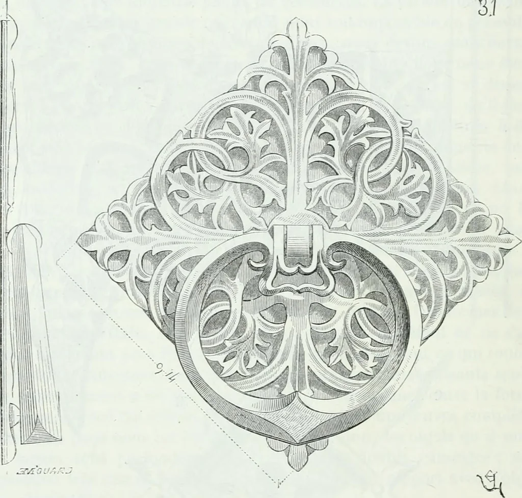 An illustration from Dictionnaire raisonné de l'architecture française du XIe au XVIe siècle, 1858, leaf 341