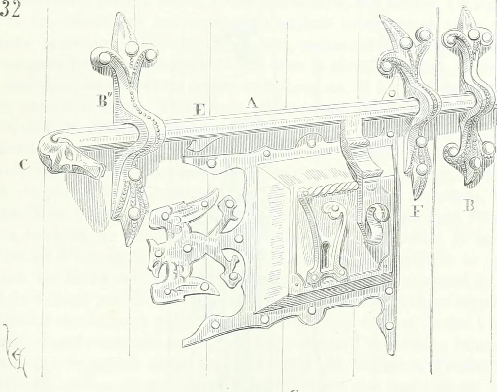 An illustration from Dictionnaire raisonné de l'architecture française du XIe au XVIe siècle, 1858, leaf 342