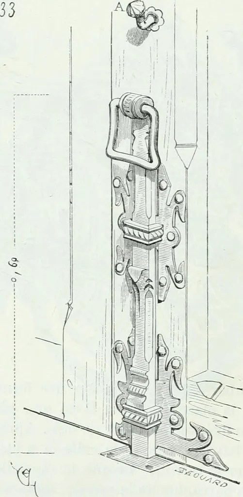 An illustration from Dictionnaire raisonné de l'architecture française du XIe au XVIe siècle, 1858, leaf 343